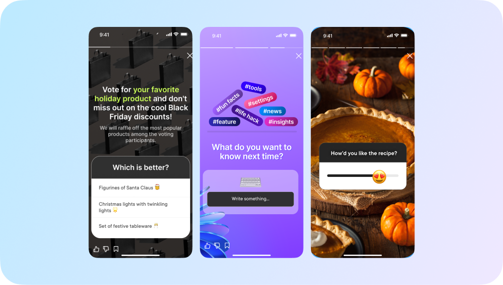 poll or voting slide